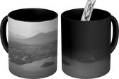 Magische Mok - Foto op Warmte Mok - Park - Zwart - Wit - 350 ML