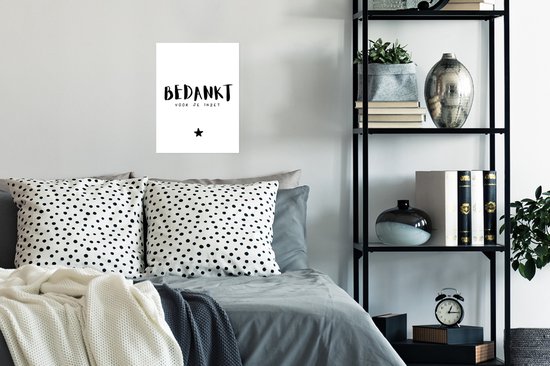 Affiche Merci pour vos efforts - Proverbes - Collègue - Citations - 30x40 cm