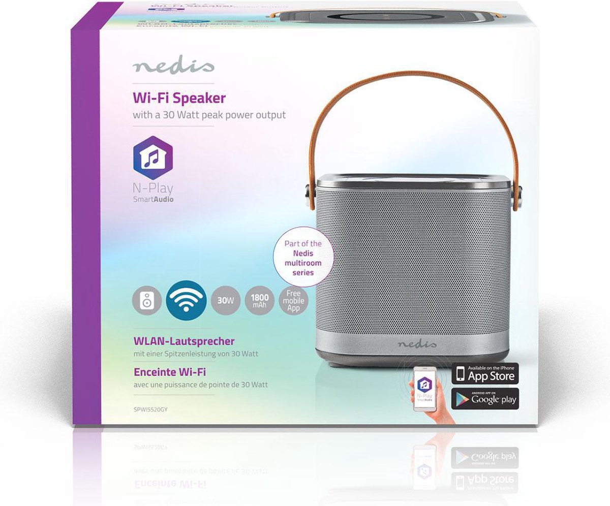 Multiroom Speaker | Wi-Fi | Handheld Ontwerp / Tafelmodel | 30 W |  App-gestuurd |... | bol.com
