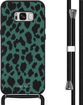 iMoshion Design hoesje met koord voor de Samsung Galaxy S8 - Luipaard - Groen