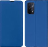 iMoshion Slim Folio Book Case Oppo A74 (5G) / A54 (5G) hoesje - Blauw