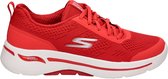 Skechers Go walk Arch Fit dames sneaker - Rood - Maat 39