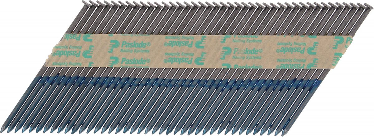 Paslode 142021 Papiergebonden Stripnagels incl. gas IM90 - 2,8x80mm - Glad Blank Rd