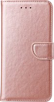 Samsung Galaxy A03S Hoesje Rose Goud - Samsung Galaxy A03S book case met Pasjeshouder - portemonee hoesje