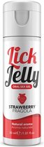 INTIMATELINE - Lick Jelly Edible Lubricant Water Base Strawberry 30 Ml