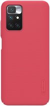 Nillkin Super Frosted Shield Xiaomi Redmi 10 Hoesje Back Cover Rood