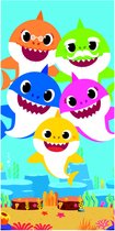ApolloX strandlaken junior 70 x 140 cm katoen blauw