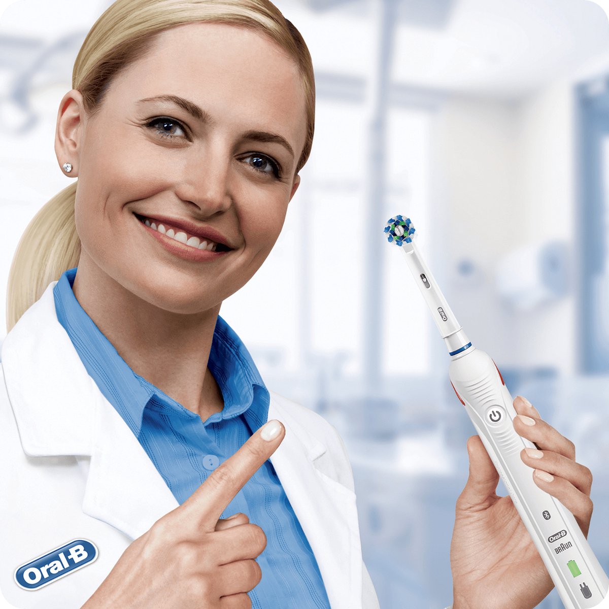 betreden open haard bedrag Oral-B Smart 4100S - Elektrische Tandenborstel - Wit | bol.com