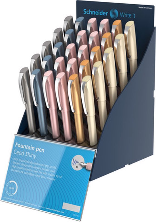 SCHNEIDER Vulpen Vulling 6 stuks Cognac Bruin