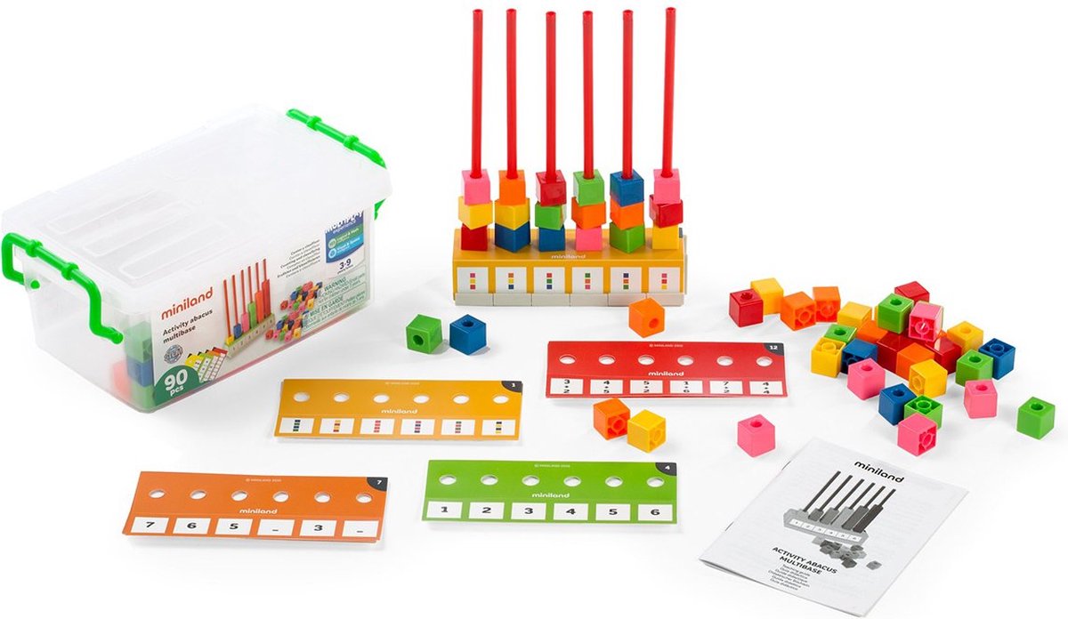 Activiteiten abacus (linking cubes)
