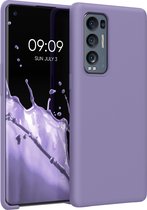 kwmobile telefoonhoesje voor Oppo Find X3 Neo - Hoesje met siliconen coating - Smartphone case in violet lila