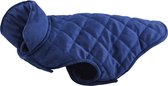 Dogs&Co Velvet Hondenjas Quilted Navy Maat M