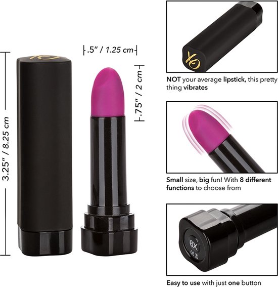 Vibromasseur rouge à lèvres - Violet