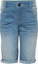 Oiboi jongens denim short - Blauw - Maat 140