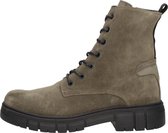 SUB55 Dames veterschoenen Veterschoenen Hoog - taupe - Maat 40