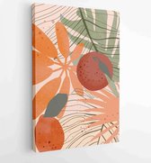 Abstracte kunst natuur achtergrond vector. Modern shape line art behang 4 - Moderne schilderijen – Verticaal – 1932245786 - 80*60 Vertical