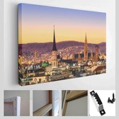 Wenen zonsondergang - Modern Art Canvas - Horizontaal - 201151322
