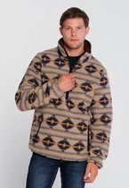 J&JOY - Sweater Mannen Ontario Forest All Over Print Pile