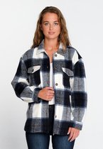 J&JOY - Sweater Vrouwen Nunavik Park Blue Check