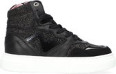 Red-Rag 13128 Hoge sneakers - Leren Sneaker - Meisjes - Zilver - Maat 30
