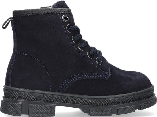 Ton & Ton Klara Veterboots - Laarzen Met Veters - Kids - Blauw - Maat 29