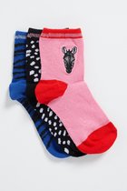 WE Fashion Meisjes sokken, 3-pack