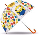 paraplu Disney Minions junior polyester 45 cm geel