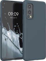 kwmobile telefoonhoesje voor OnePlus Nord 2 5G - Hoesje voor smartphone - Back cover in leisteen