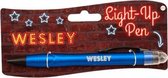 light up pen Wesley junior donkerblauw
