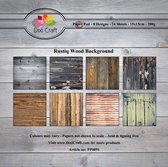 6x6 Inch Paper Pack Rustiq Wood Background (PP0091)