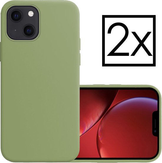 Coque iPhone 13 verte