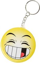 sleutelhanger smiley junior 5,8 cm geel