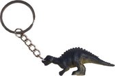 sleutelhanger dino iguanodon 6 cm grijs