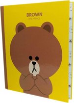 multomap Linefriends A4 karton geel