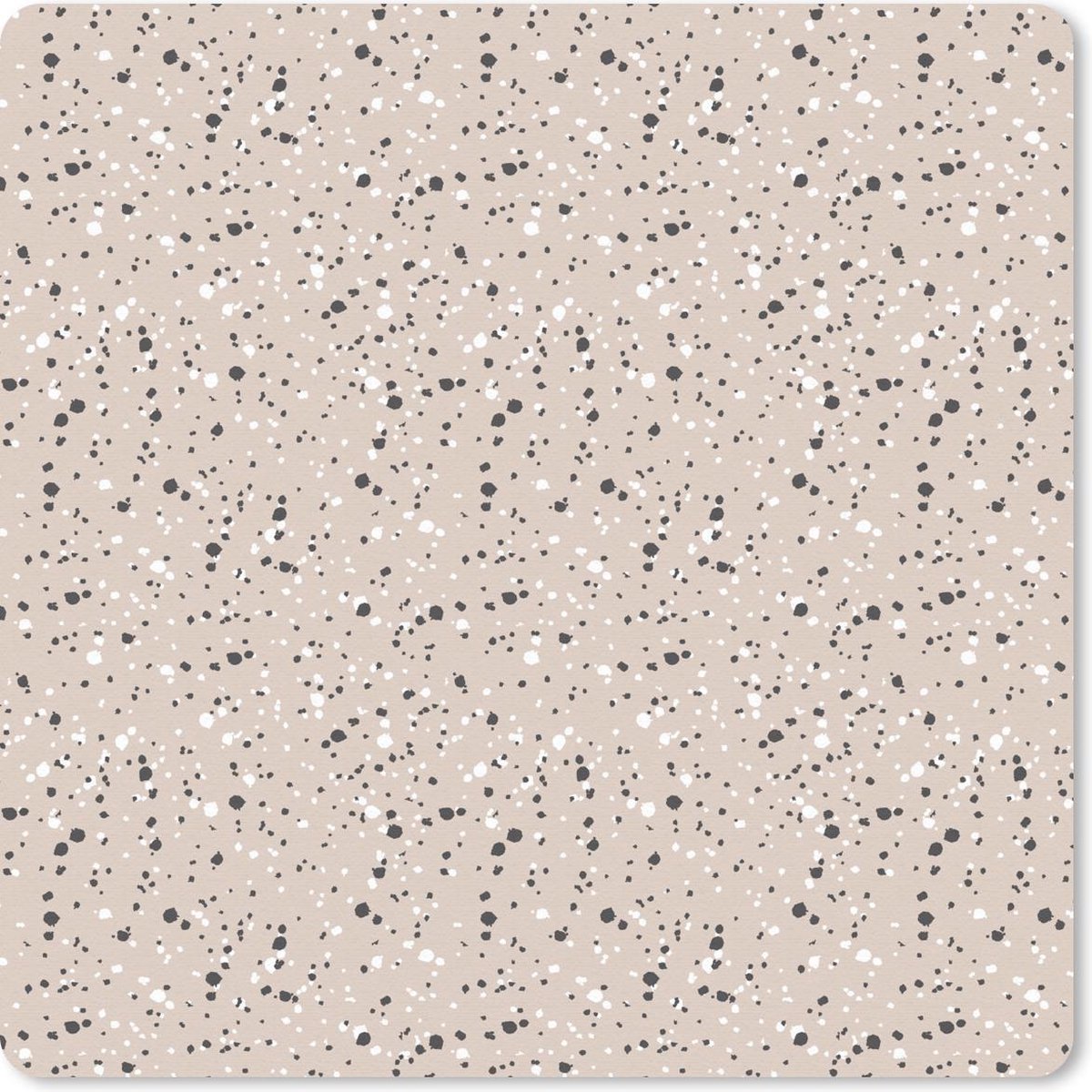 Muismat 30x30 cm - Mousepad Zomer - Stippen - Roze - Muismatten