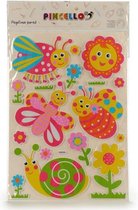 stickervel Insecten junior 83 x 51 cm