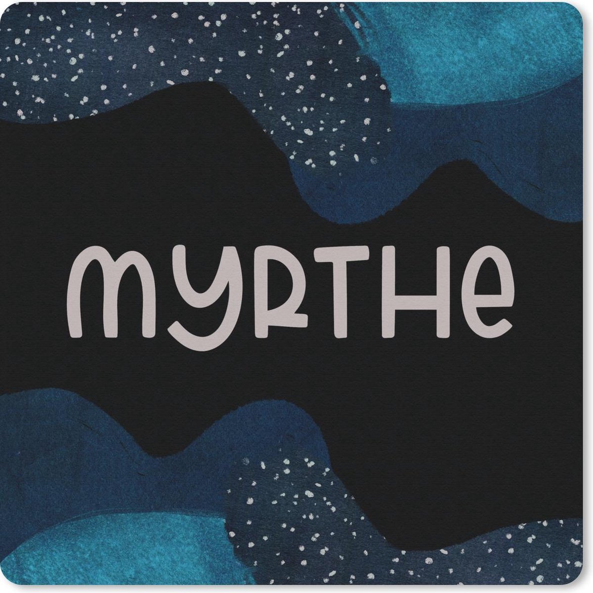 Muismat 20x20 cm - Mousepad Myrthe - Pastel - Meisje - Muismatten