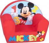 kinderzetel Disney Mickey 1-2-3 schuimrubber rood