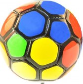 voetbal multicolor 15 cm