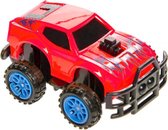 monstertruck jongens 6 cm rood/blauw