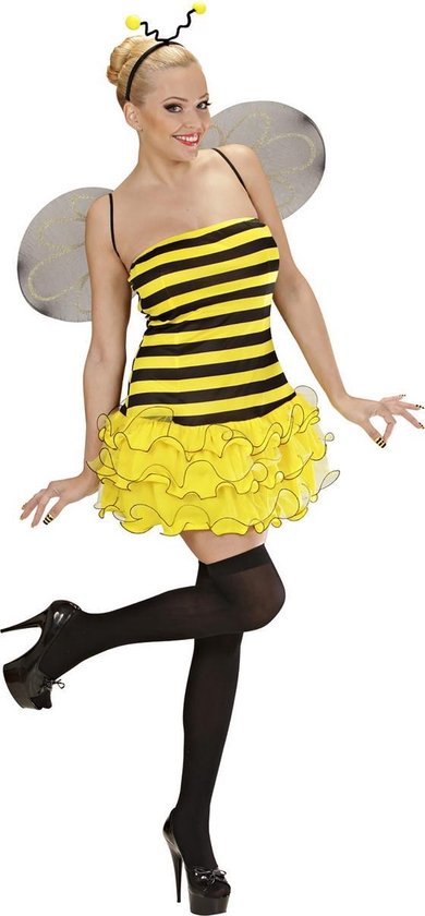BOFUNX Déguisement Abeille Femme Costume de Abeille Tutu Jupe + Bas + Gant  à Rayures+Lunette+ Serre-tête d`abeille pour Carnaval Cosplay : :  Mode