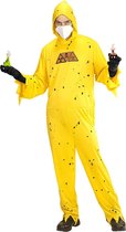Widmann - Brainiac Kostuum - Gevaarlijke Stoffen Kostuum Man - Geel - Medium / Large - Halloween - Verkleedkleding
