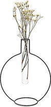 Balvi Vaas Silhouette Xl 27 X 21,5 Cm Glas/Staal