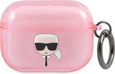 Etui Karl Lagerfeld Airpods Pro - Glitter - Karl - Rose