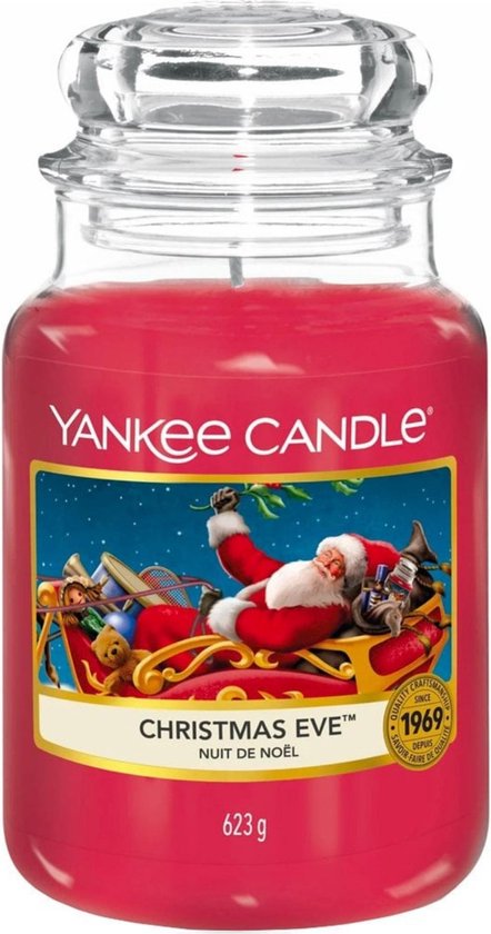 Bougie Parfumée Grand Pot Yankee Candle - Eve de Noël