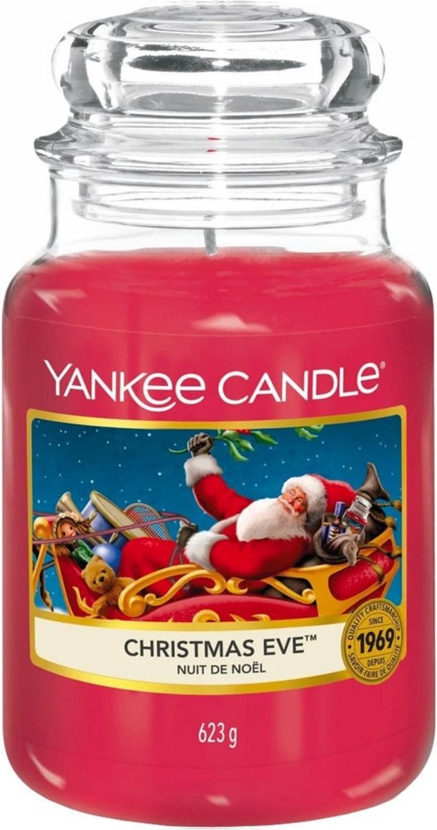 verkiezing spion jogger Yankee Candle Large Jar Geurkaars - Christmas Eve | bol.com