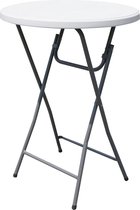 Statafel met tafelrok stretch (tafelhoes met topcover) - zwart