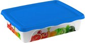 Hega Lunchbox Practic 2 Liter 24 X 19 X 5,5 Cm Blauw