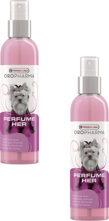 Versele-Laga Oropharma Perfume Her Eau De Toilet Teef - Hondenvachtverzorging - 2 x 150 ml