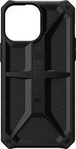 UAG - Monarch backcover hoes - Geschikt voor iPhone 13 - Zwart + Lunso Tempered Glass